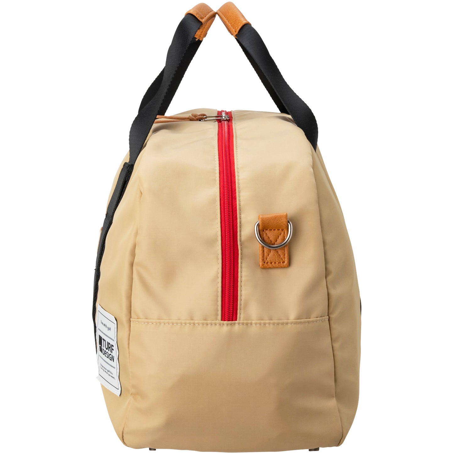 ボストンバッグ TDBB-BF70 ベージュ/レッド