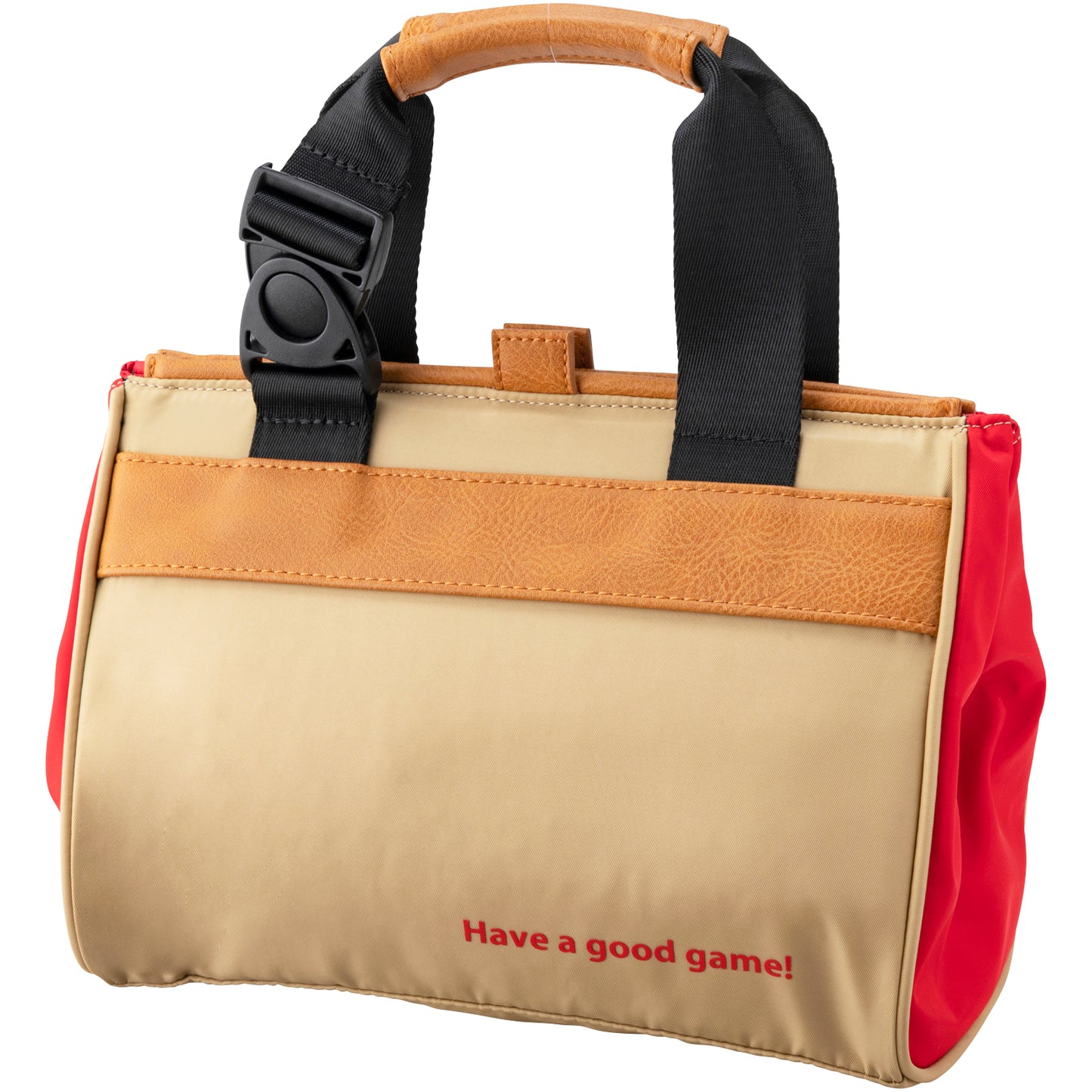 ミニトートバッグ TDMT-BF70 ベージュ/レッド