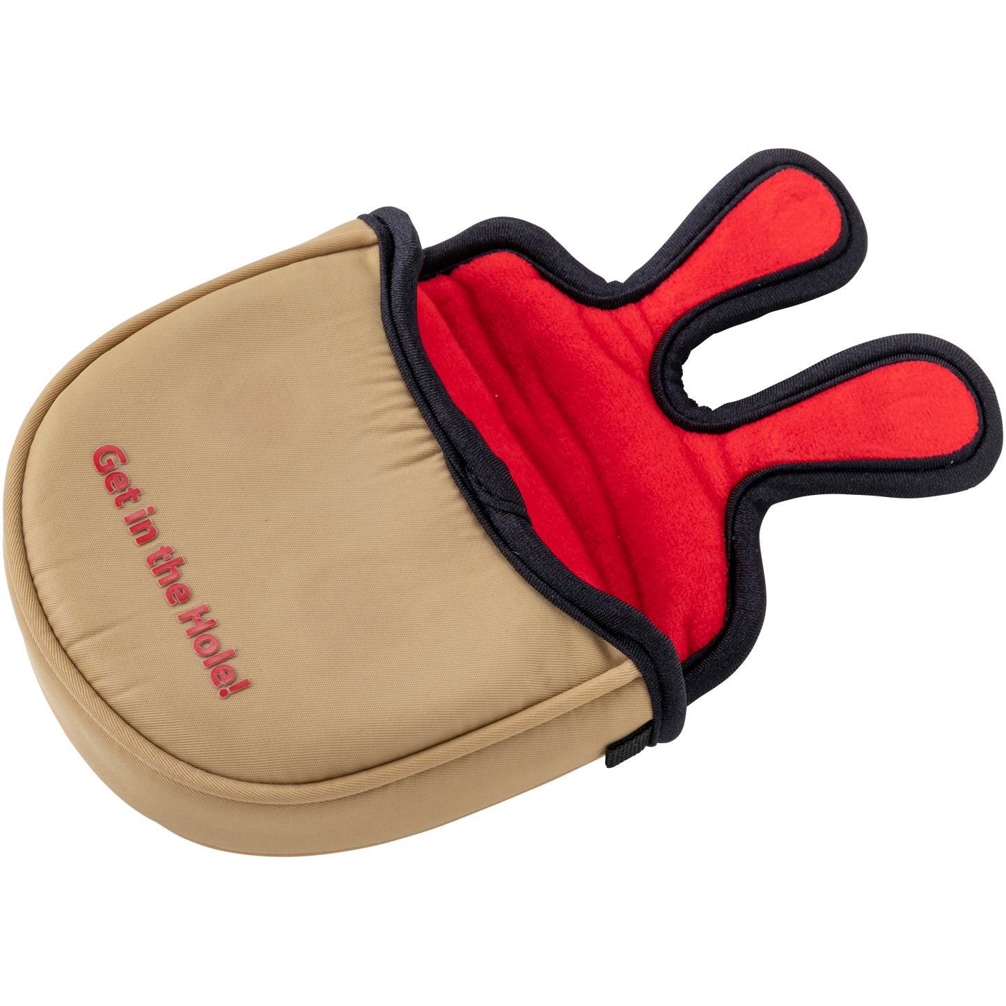 パターカバー/マレット型 TDPC-BF70M  ベージュ/レッド