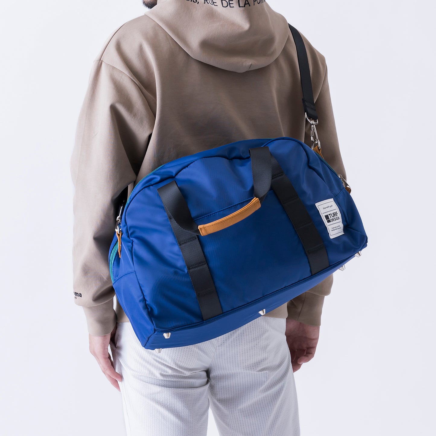 ボストンバッグ TDBB-BF70 ベージュ/レッド