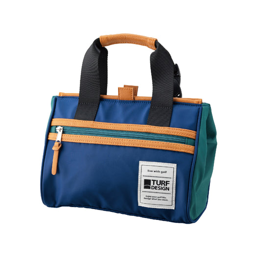 ミニトートバッグ TDMT-BF70 ネイビー/グリーン