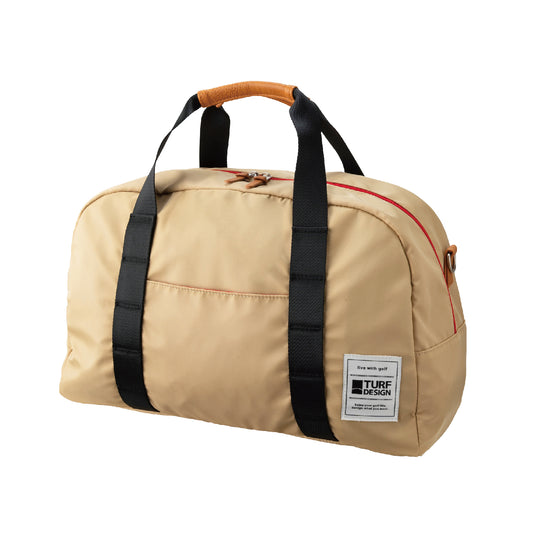 ボストンバッグ TDBB-BF70 ベージュ/レッド