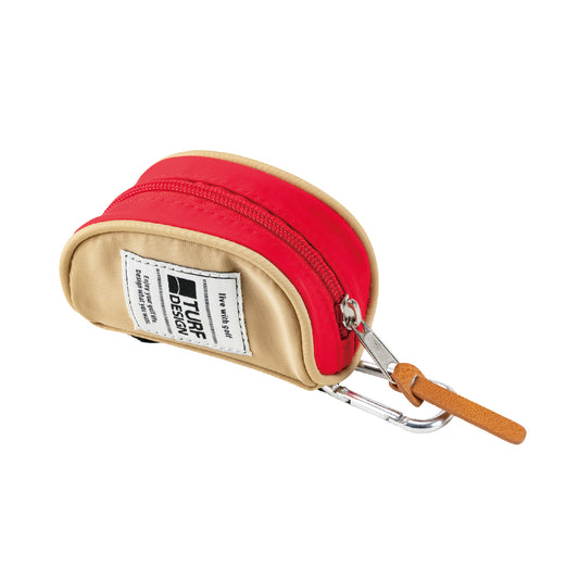 ボールポーチ TDBP-BF70 ベージュ/レッド