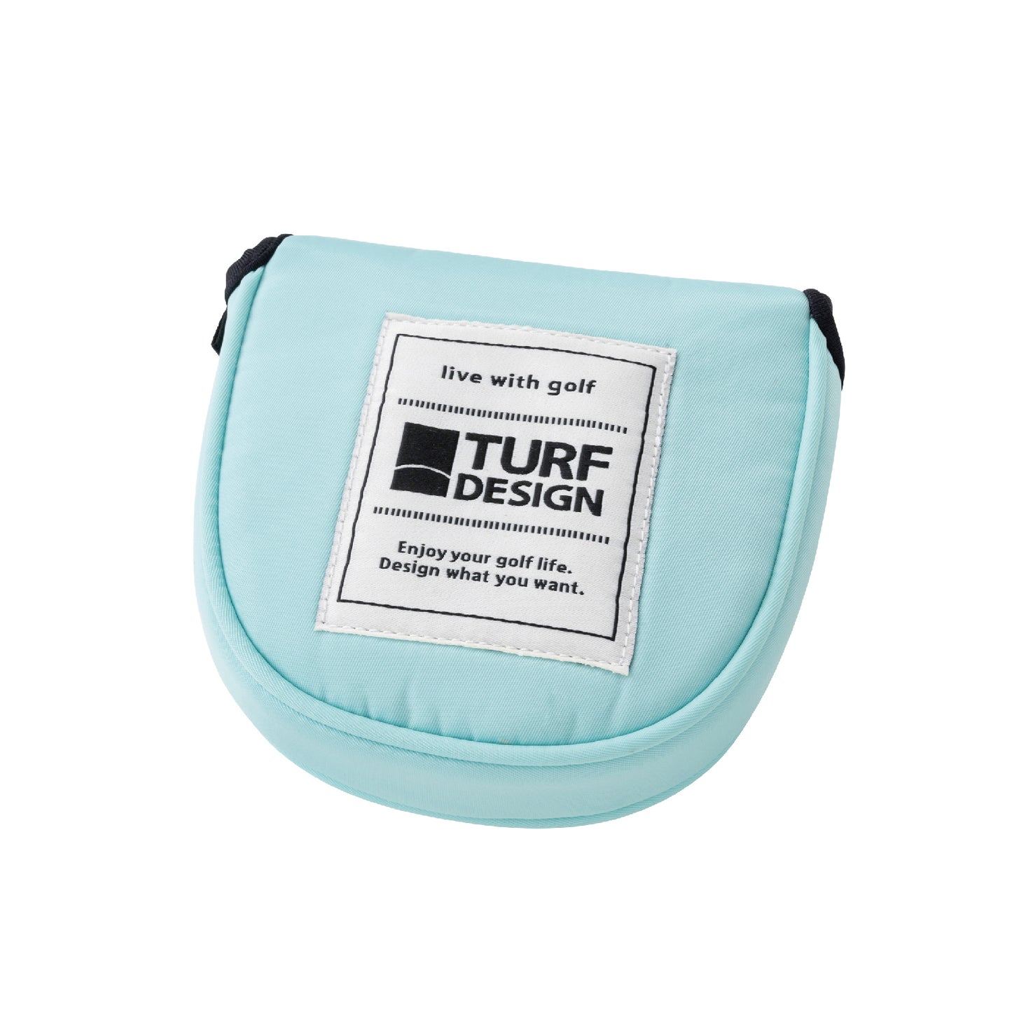 パターカバー/マレット型 TDPC-BF70M  ミントグリーン/ホワイト